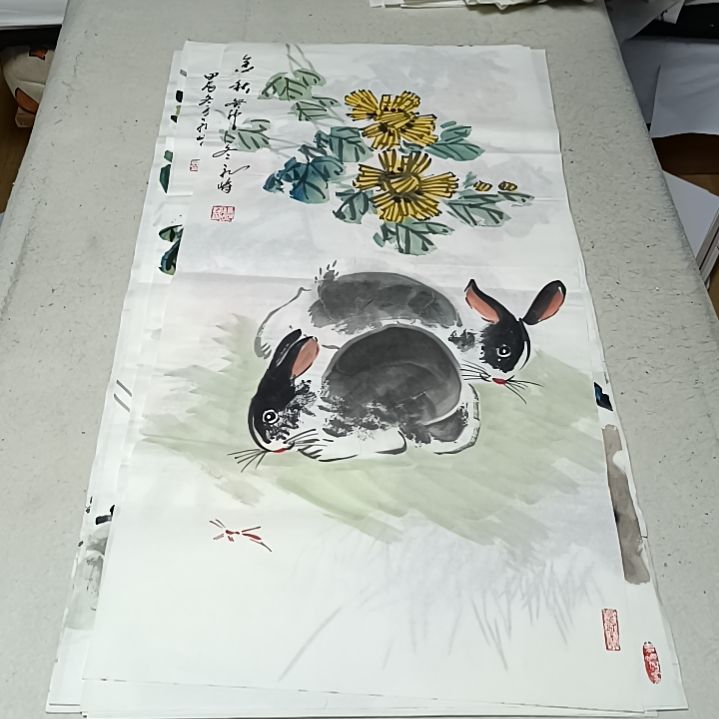 国画长**士国画花鸟花鸟国画