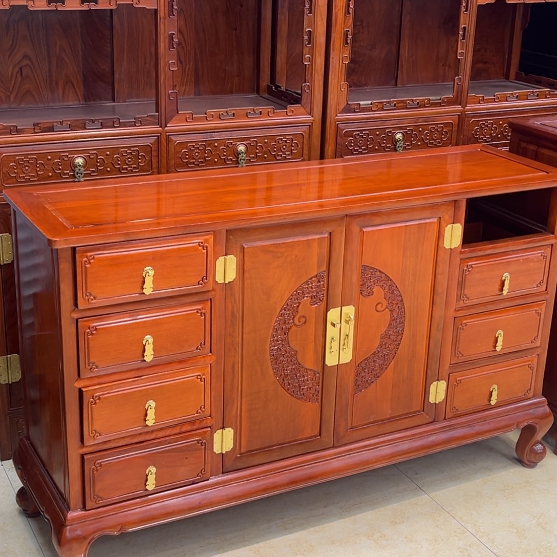 米***妈花梨木类书柜餐边柜