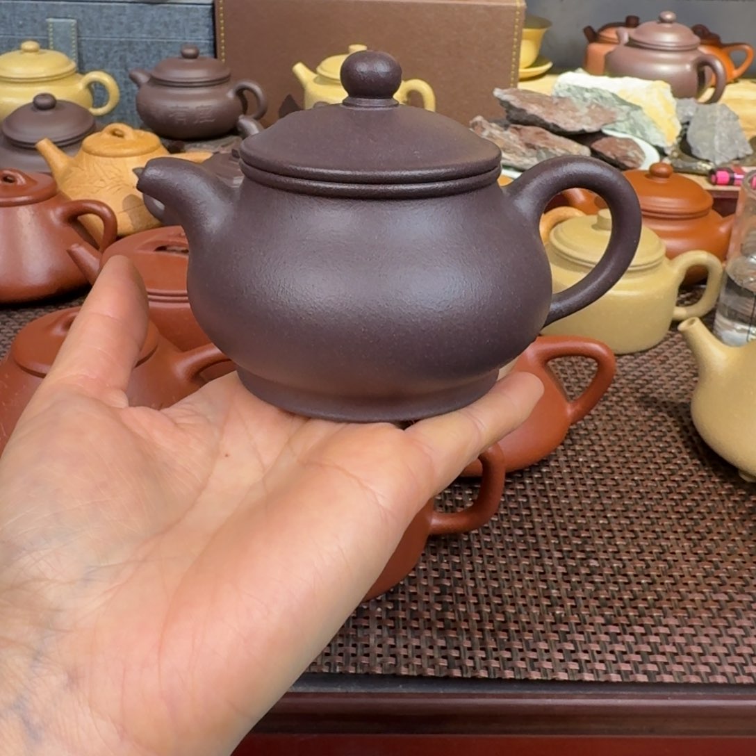 紫泥茶壶天青180毫升左右