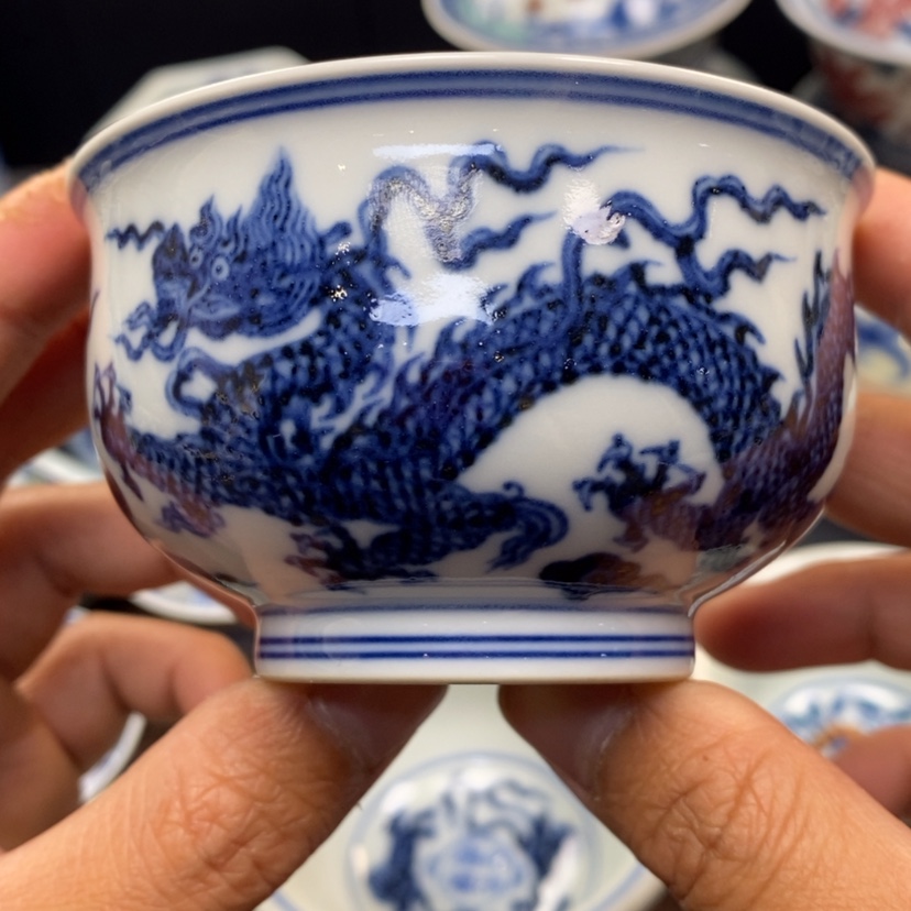 【闪购商品】景德镇青花主人杯