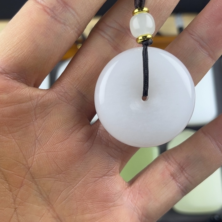 无***子玉35*35平安扣福利价