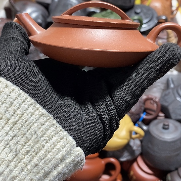 紫砂茶壶微瑕微笑