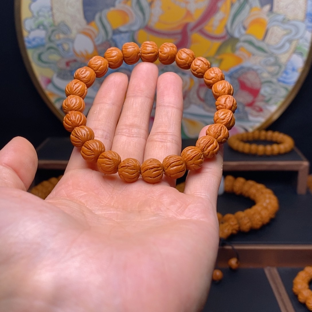 手串桃核龙纹桃核玉龙脊