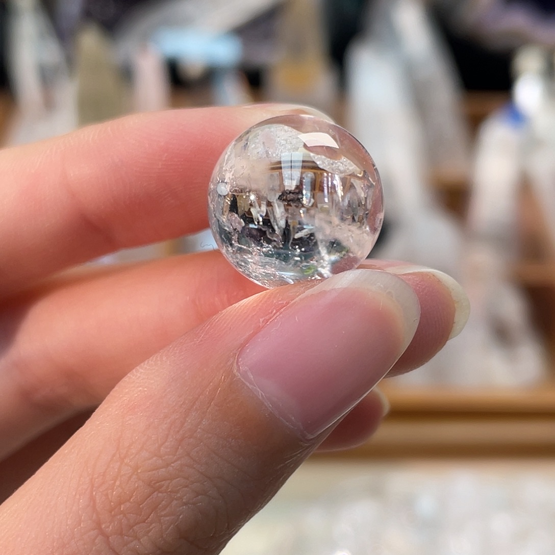 未镶嵌手链水晶喜马拉雅球16mm 104号