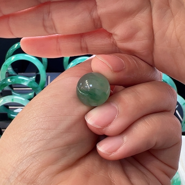 蚊***5石英质玉未镶嵌吊坠(赠链)