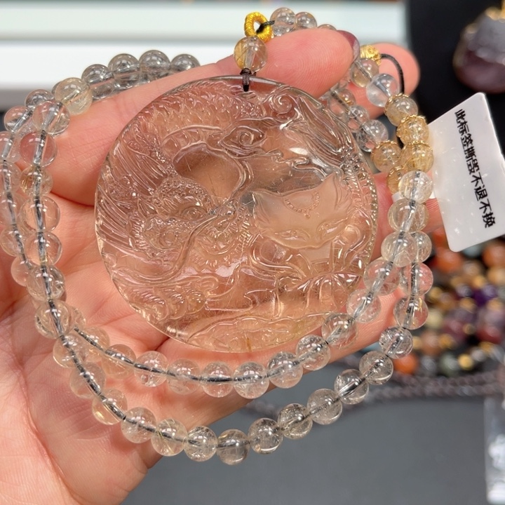 水晶颈饰未镶嵌订制