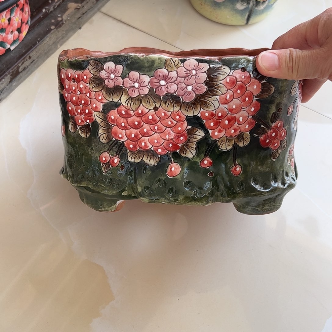 景德镇陶瓷花盆景德镇陶瓷花盆