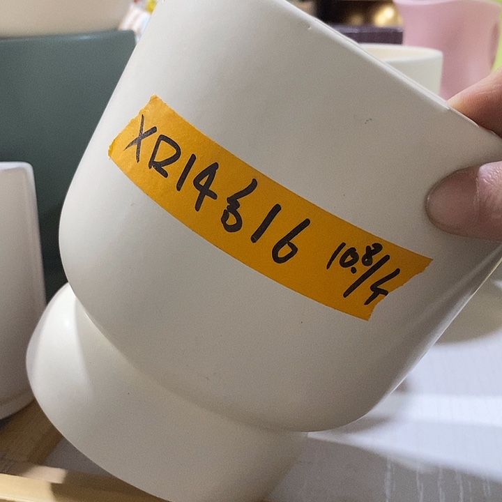 陶盆有孔 瑕疵针孔漏釉介意勿拍外口 14外高16