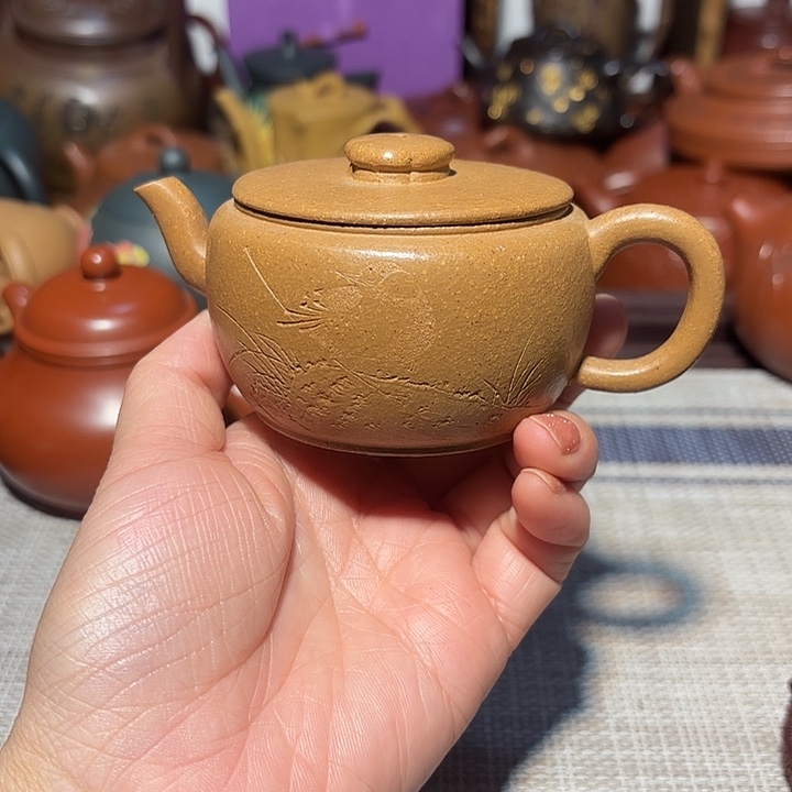 茶壶紫砂原矿宜兴紫砂130cc