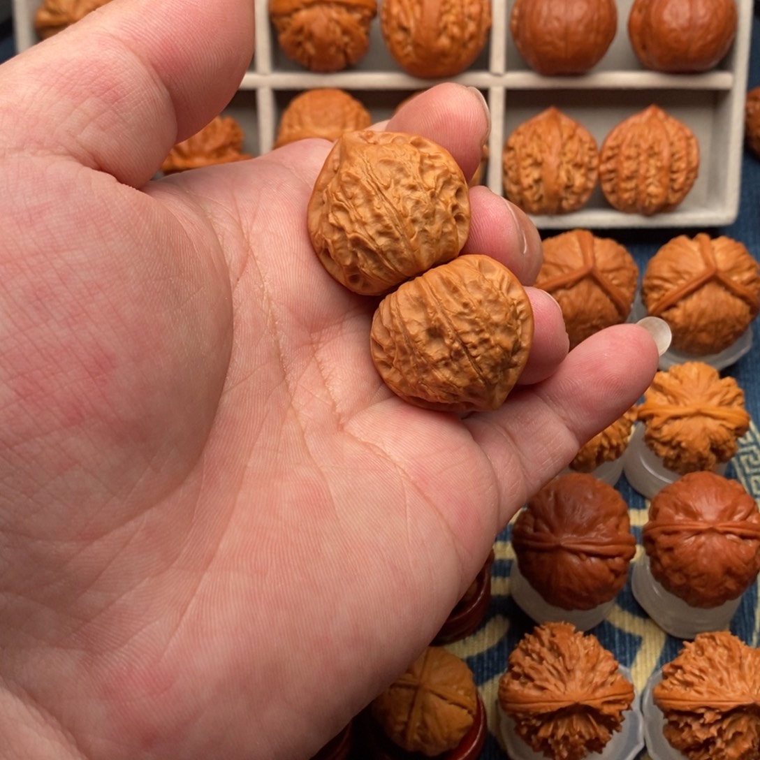 文玩核桃把件小官帽