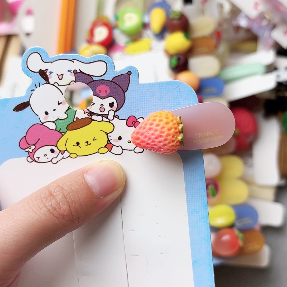 布艺铁合金一对鸭夹