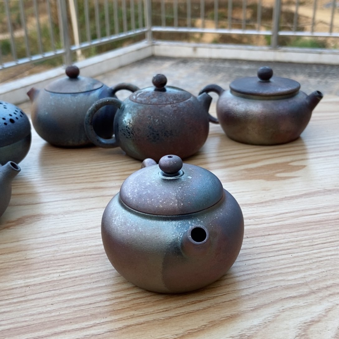 建水紫陶柴烧茶具