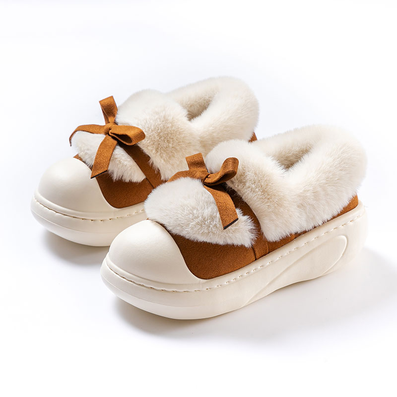 2024新款棉拖鞋女秋冬季室内防滑家居家可爱情侣毛绒保暖包跟棉鞋