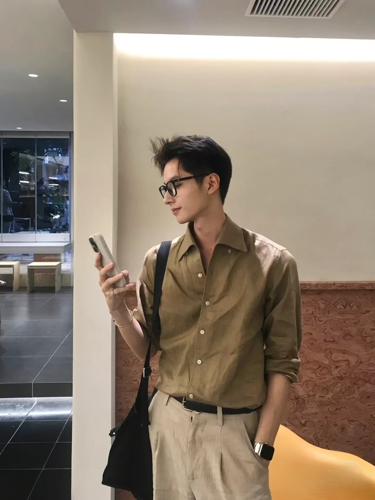 【奢品鉴品】小马家纯亚麻衬衫 男女同款