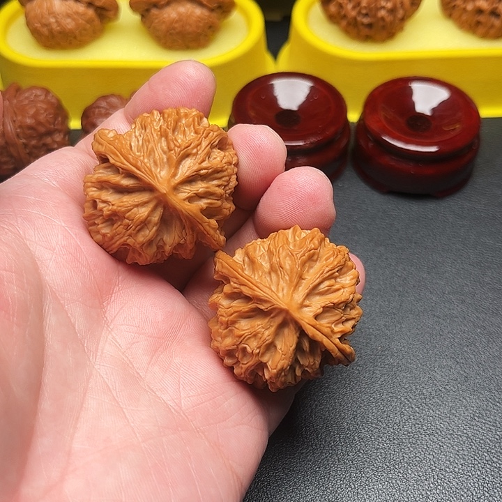 睡***醒吊坠文玩核桃41➕打底苹果园