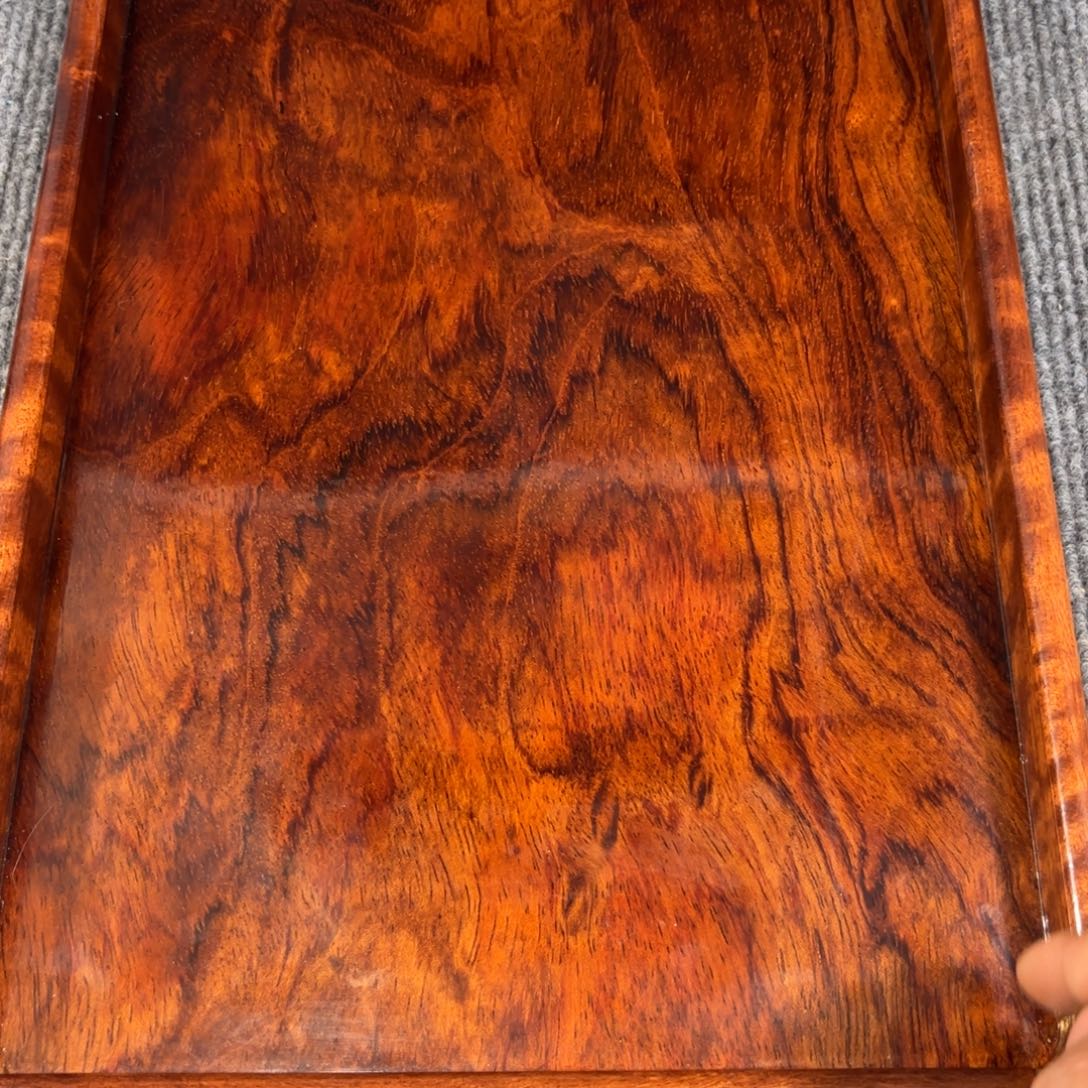 木缅甸花梨超大托盘