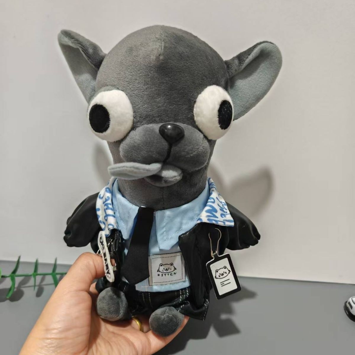 新款正版ChiHUAHUA 吉娃娃毛绒玩具公仔背包挂件生日礼物送女生