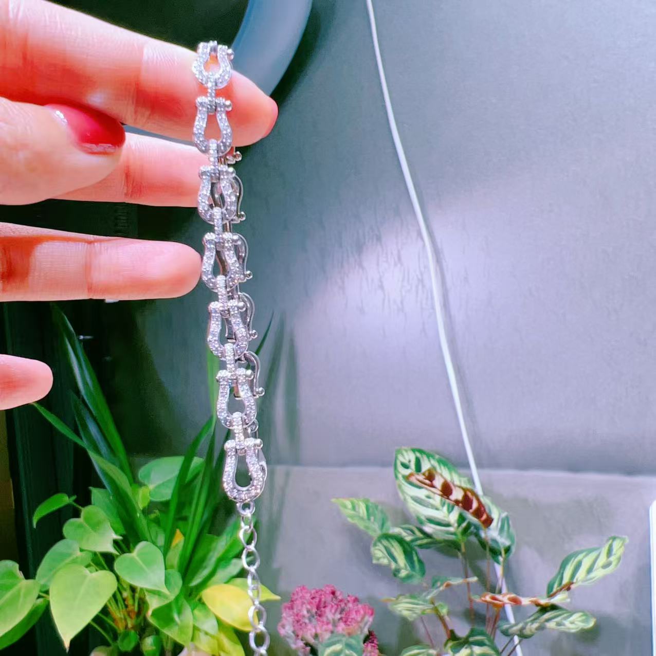 铂金Pt950手链     19.76克