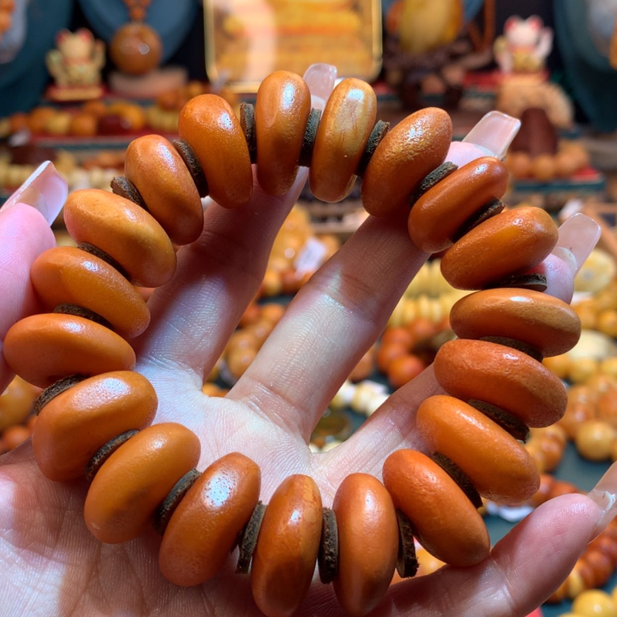 【闪购商品】未镶嵌琥珀手链蜜蜡