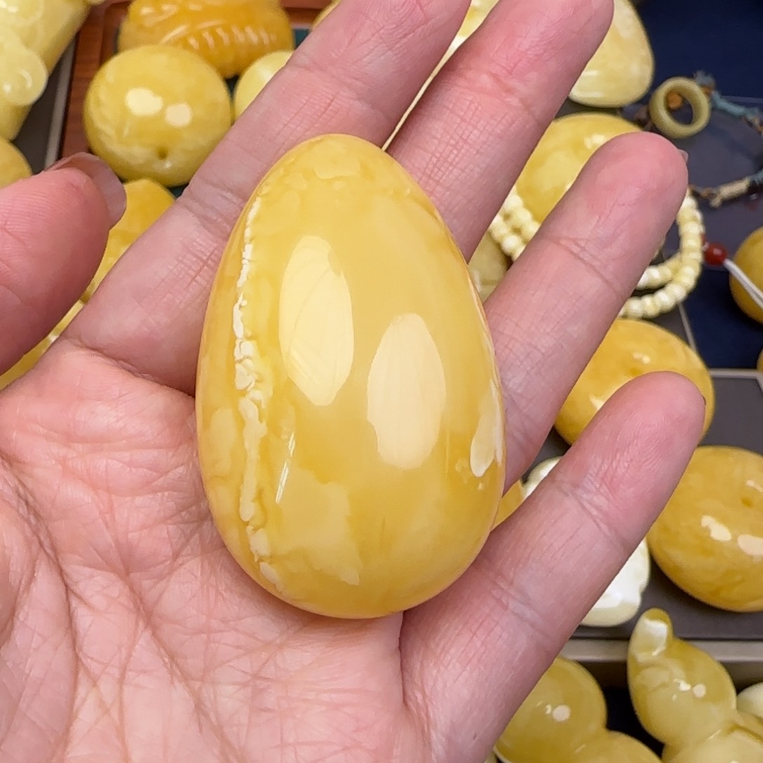 蜜蜡颈饰未镶嵌天然蜜蜡