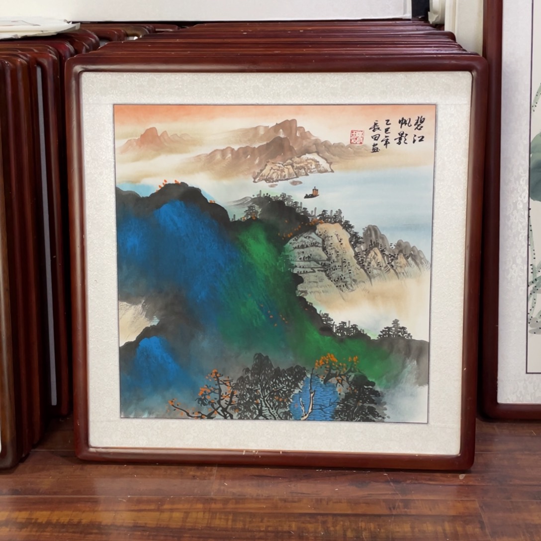 国画带框尺寸63*63厘米