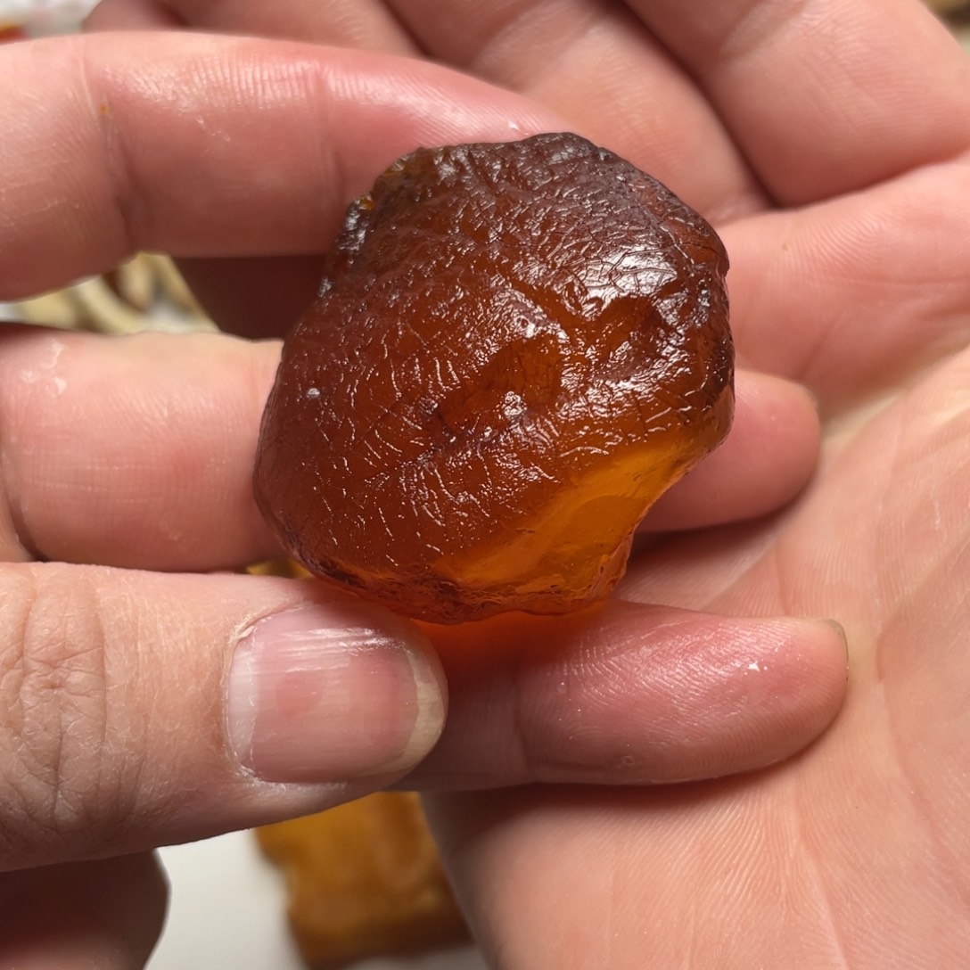 定制琥珀未镶嵌乐*琥珀蜜蜡订制星月