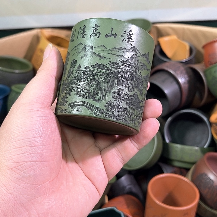 茶杯紫砂全手工紫砂主人杯