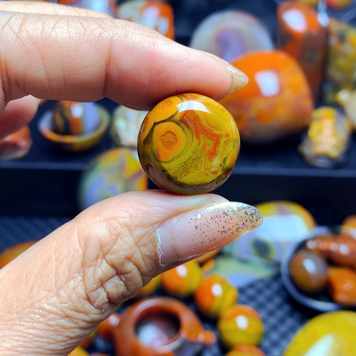 纯***代玛瑙/玉髓合金颈饰