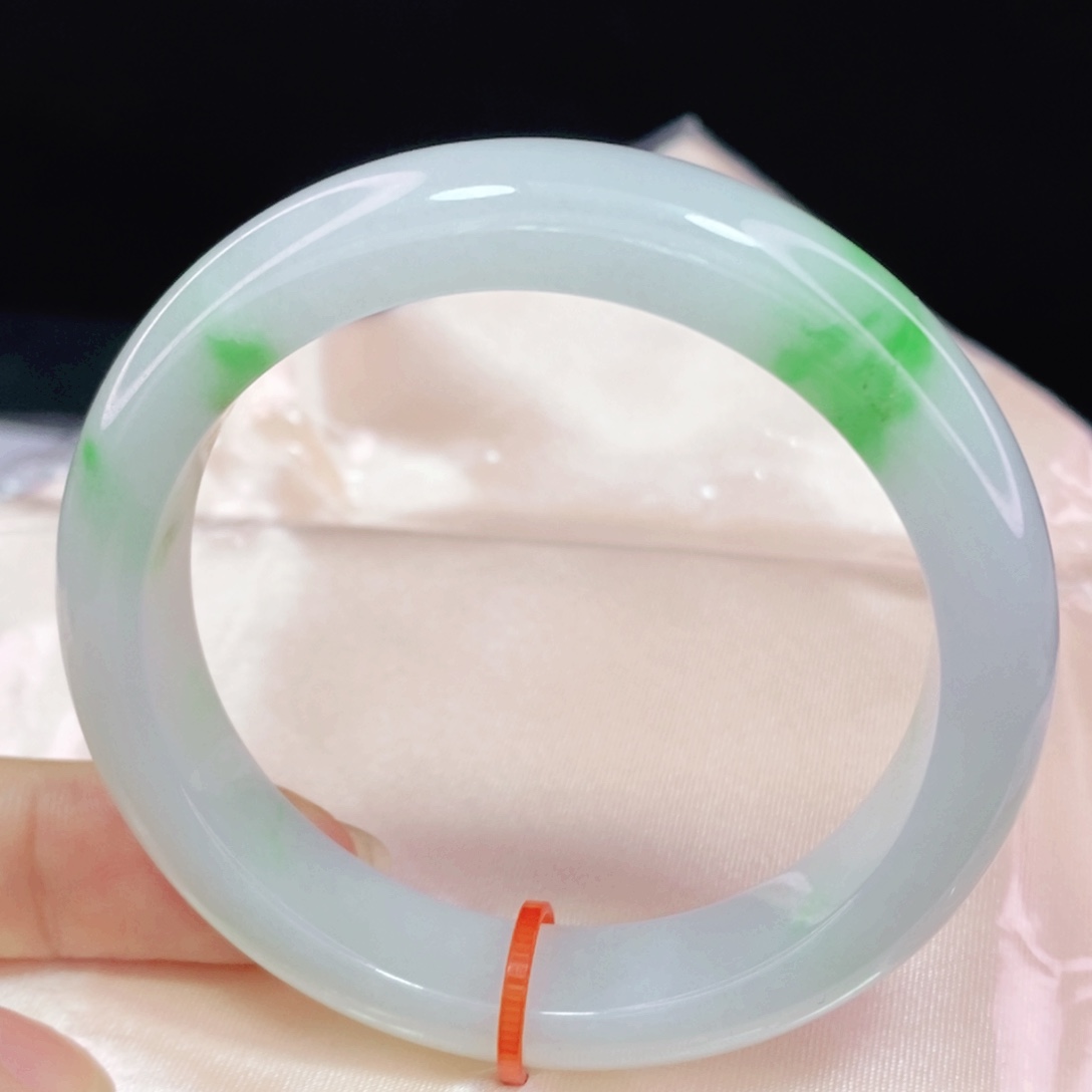 未镶嵌手镯翡翠53.3正圈