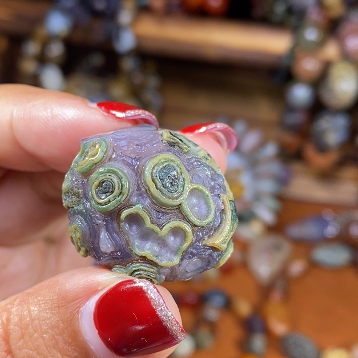 玛瑙/玉髓珠宝半成品未镶嵌