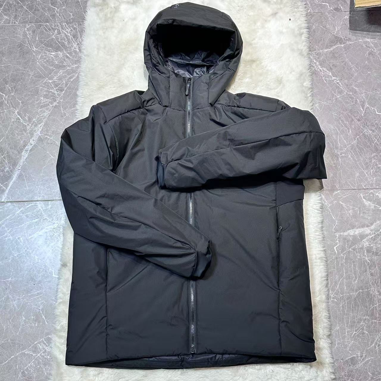 24年越制铁臂款男女客供面料高街轻舒保暖连帽刺绣服棉