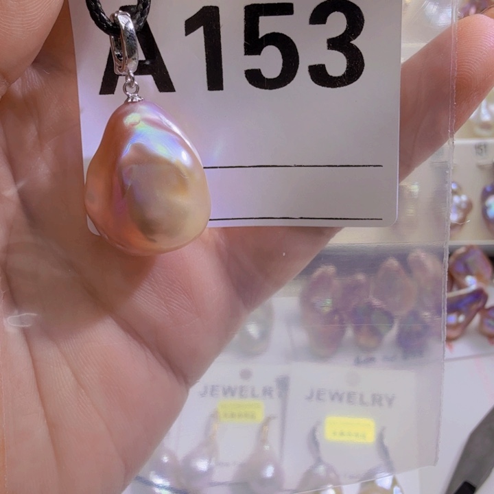 淡水珍珠银S925镶嵌颈饰