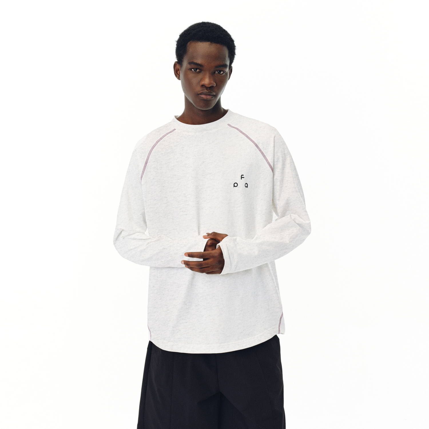 FPA欧若动感风运动长袖国潮春秋季潮流宽松圆领情侣款t恤