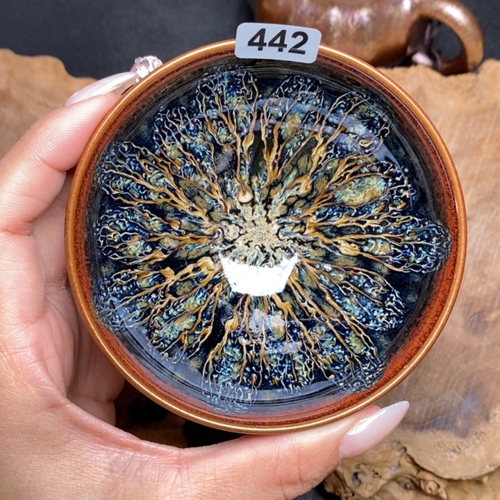 茶盏建窑建盏主人杯442