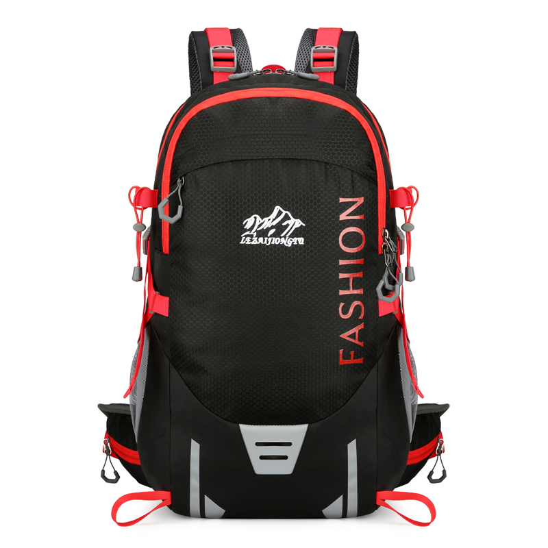 户外徒步登山背包40升大容量防水悬浮背板可拆卸露营双肩包