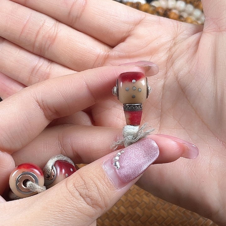 鹿骨手串/手链驼骨驼骨15，1.4