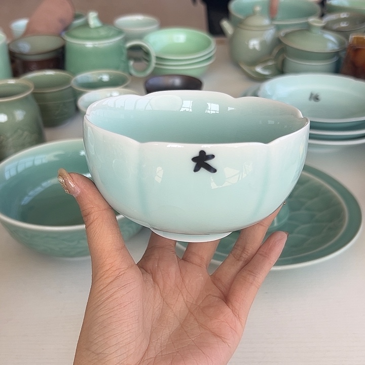 小米茶器龙泉青瓷