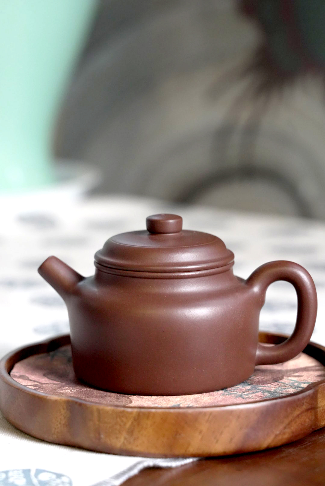 无极斋李小龙弟子王雨桐全手工制作原矿底槽清大亨德钟紫砂壶150