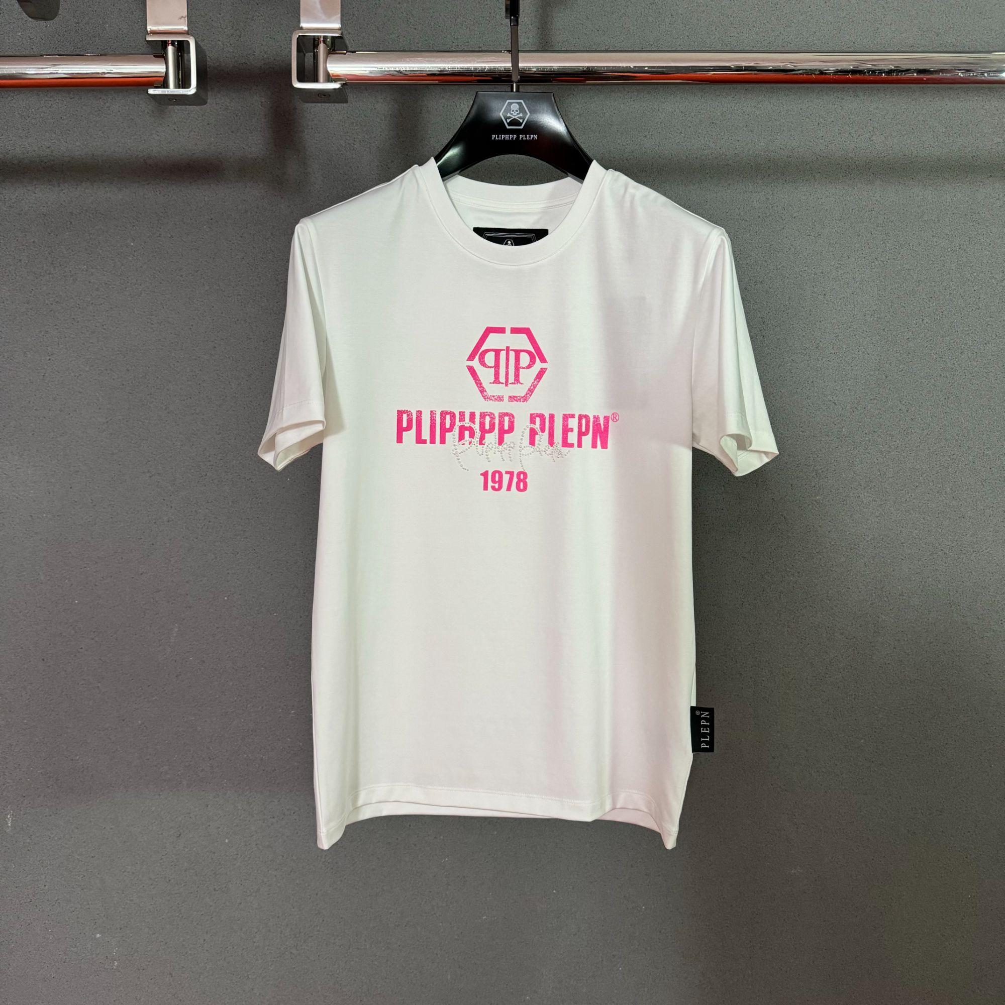 PLIPHPP PLEPN正品PP奢潮标志系列高档男士修身弹力短袖T恤衫1670