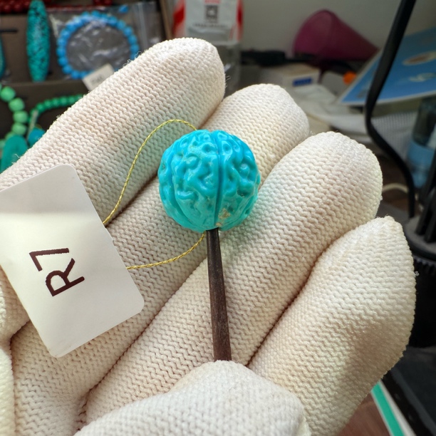 R7复刻金刚蓝珠珠，16.5
