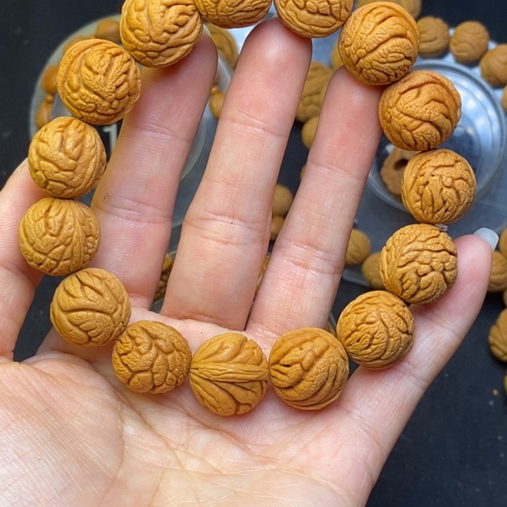 桃核吊坠秦岭龙纹桃核16