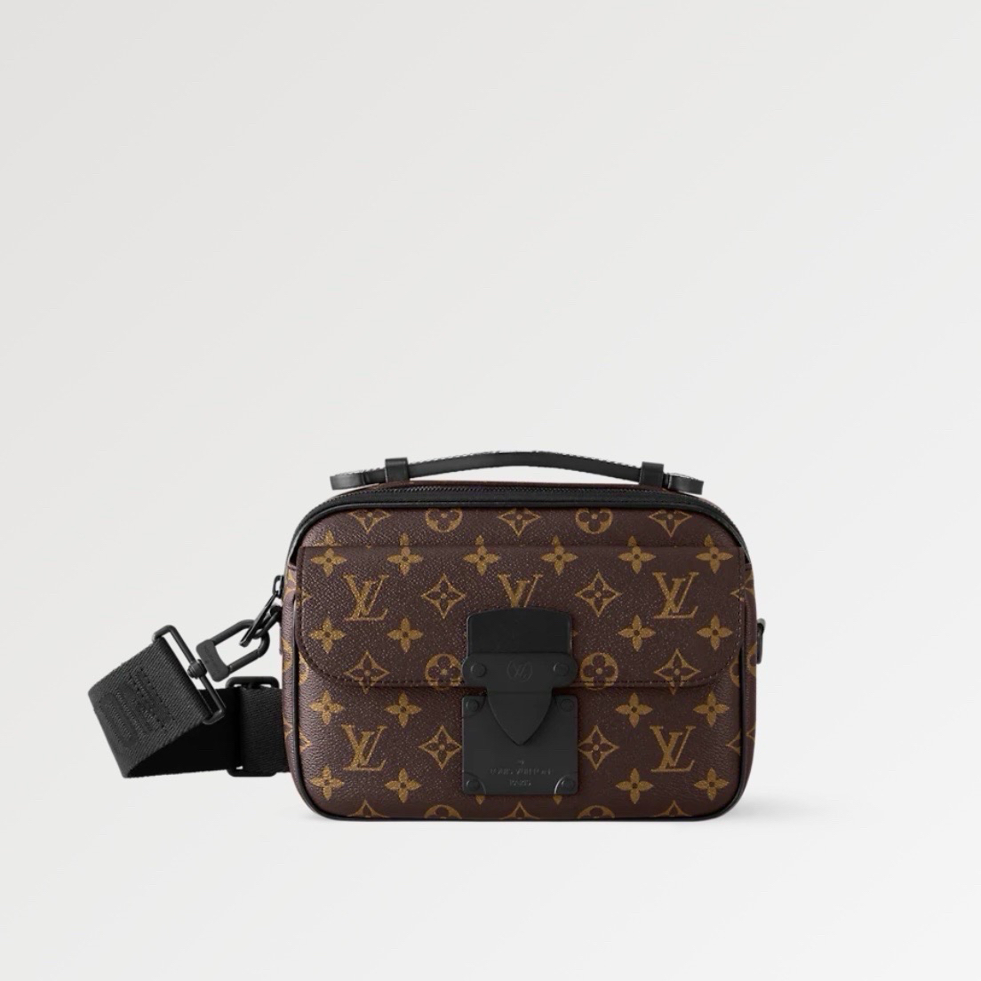 99新 LouisVuitton/路易威登 经典老花印花S-Lock斜挎包 G170