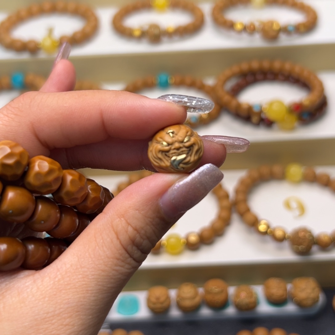 猴头核桃吊坠清*秀猴头单颗添僧16+