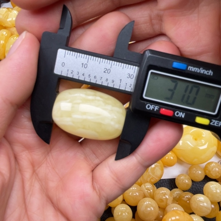 裸石蜜蜡未镶嵌蜜蜡珠