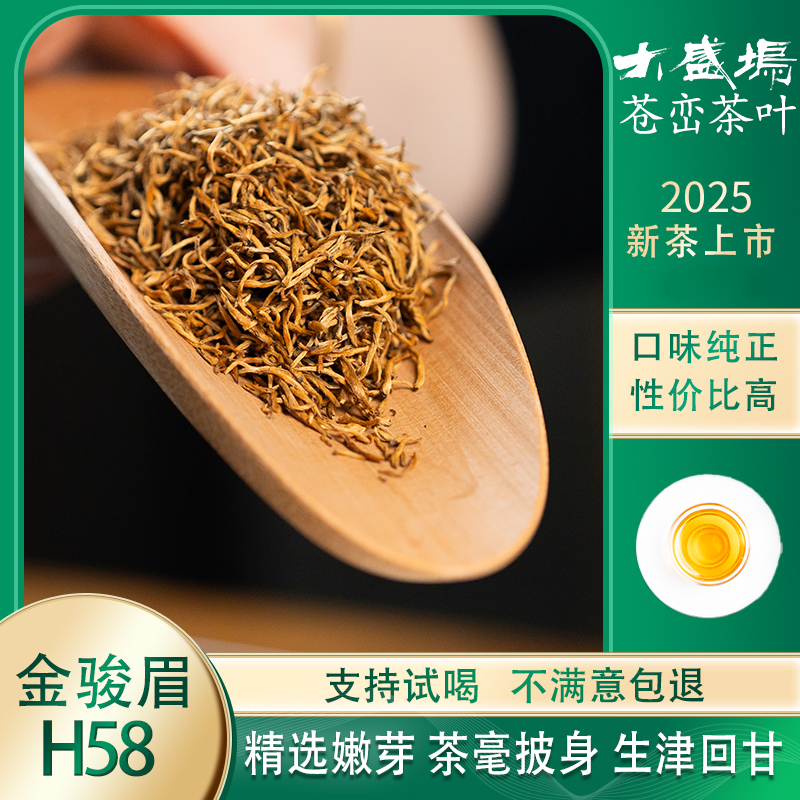 H58款 金骏眉 全嫩芽 蜜香花果香 浓香耐泡 罐装