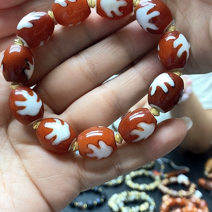 玛瑙/玉髓手链合金