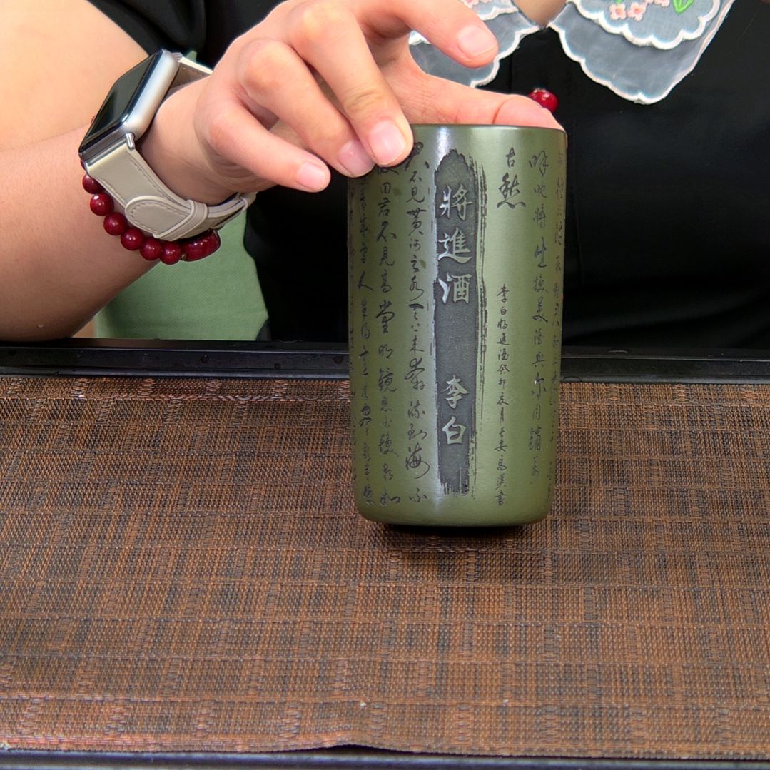 茶杯紫砂高货放漏