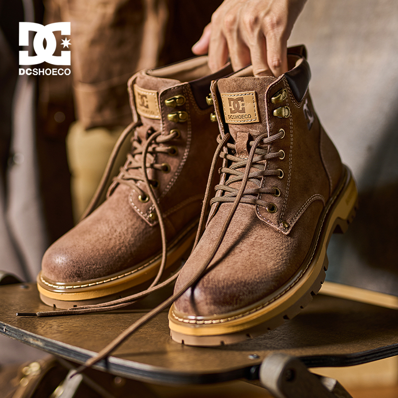 DCSHOES NIMBRO EDGE 2025新款马丁靴男士大黄靴厚底登山户外皮靴