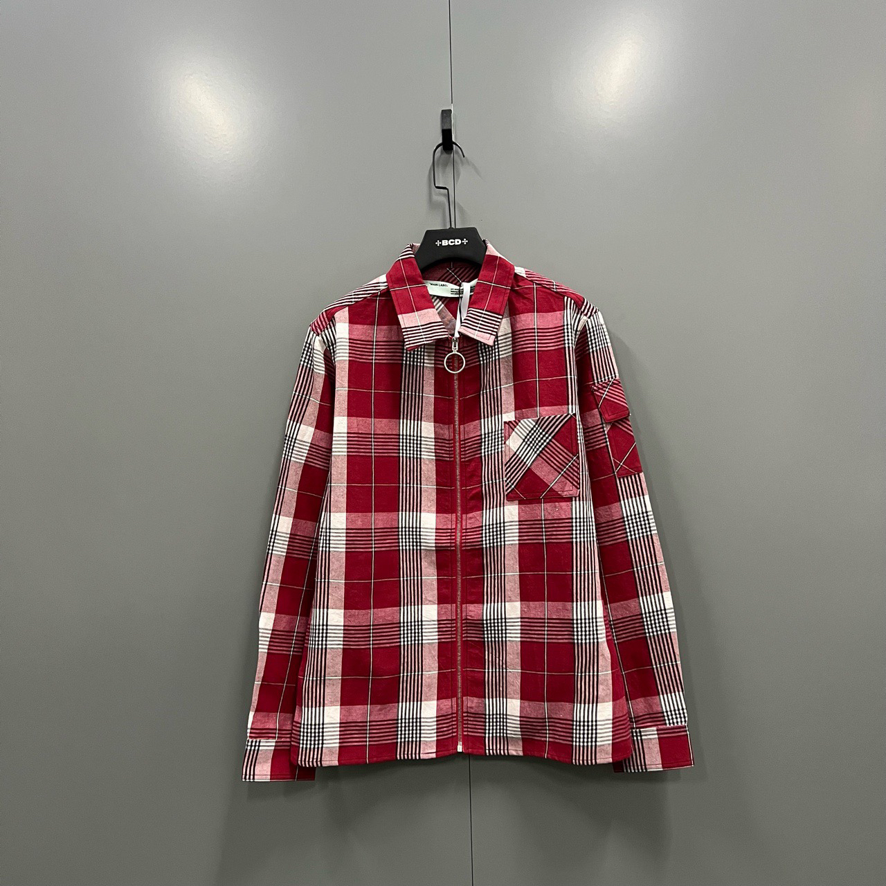 全新未使用 OFF-WHITE （jp）123 PL 格纹火焰夹克/M码