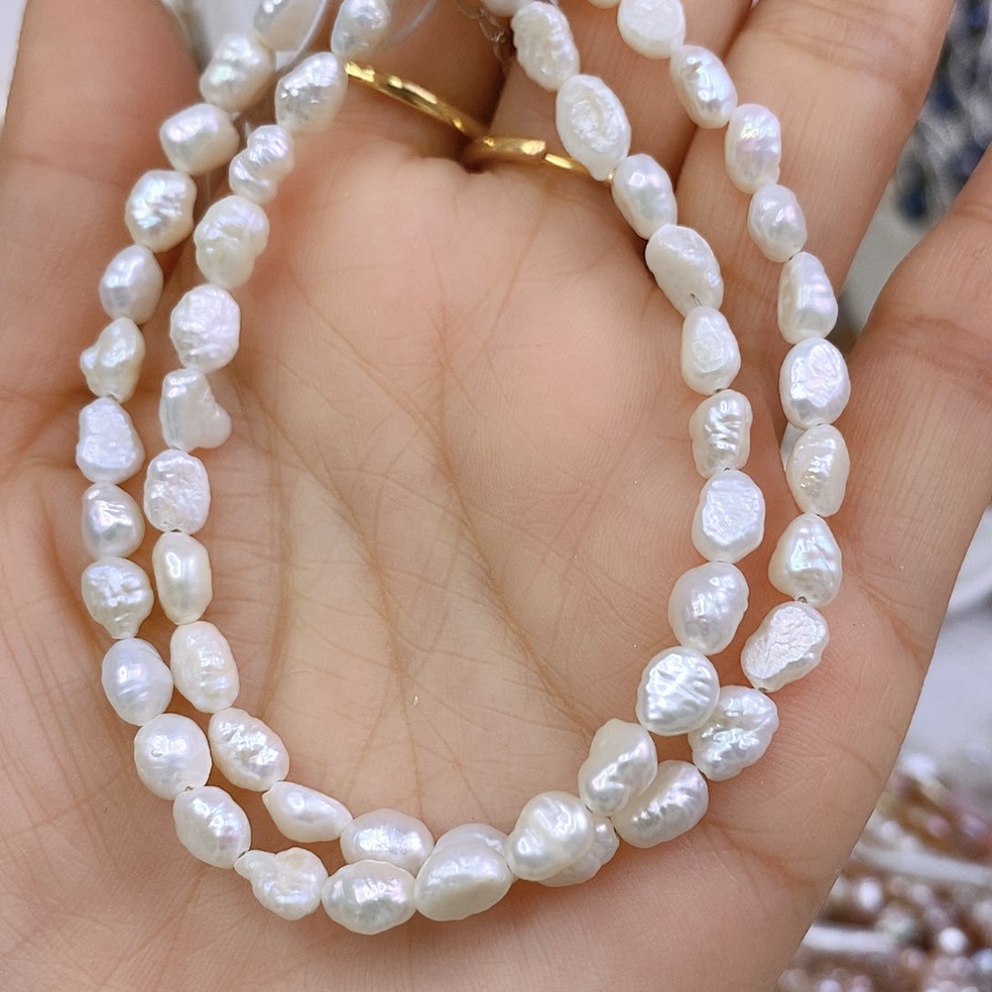 淡水珍珠手绳合金